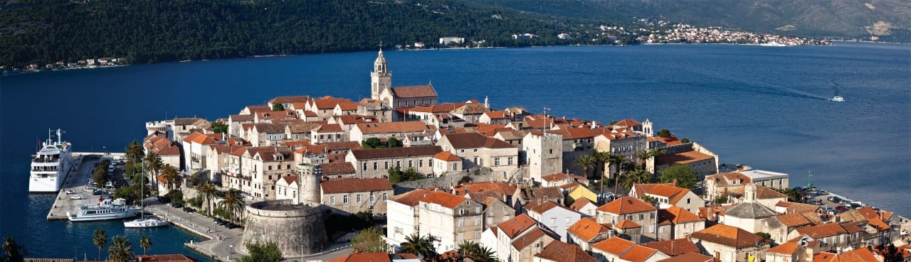 Ville médiévale de Korcula.