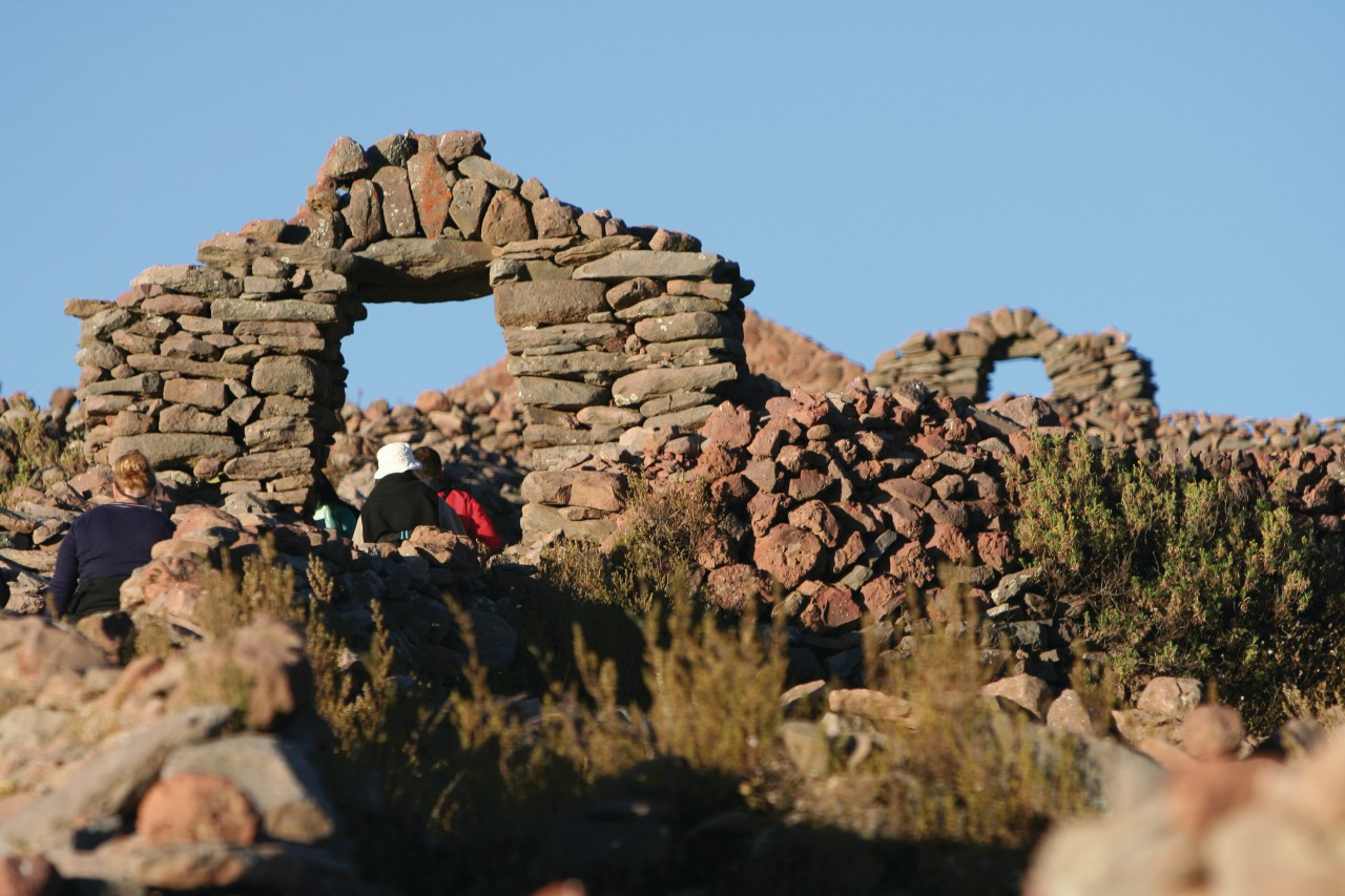 Temple de l'île d'Amantani.