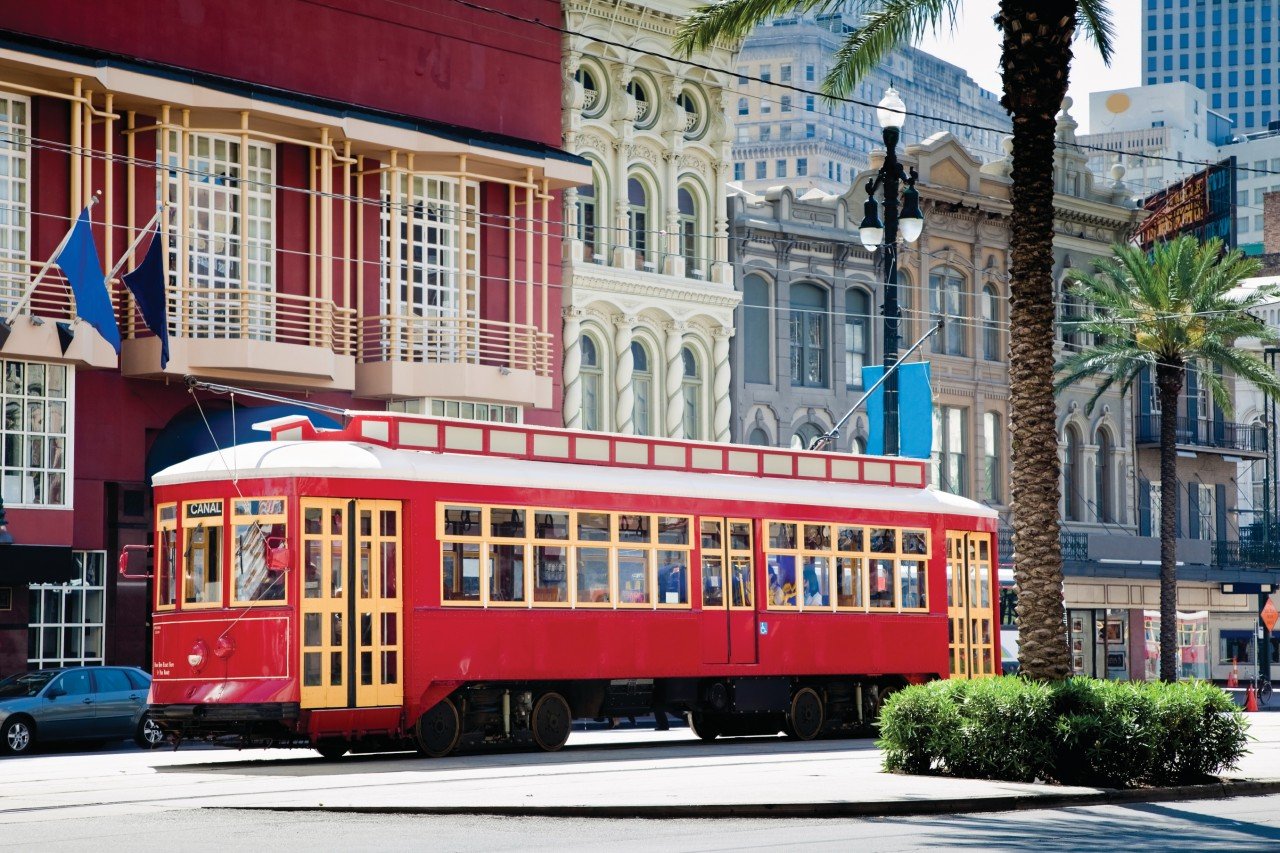 Le streetcar de la Nouvelle-Orléans.