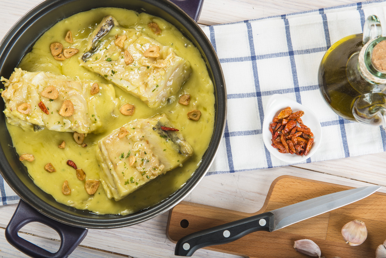 Bacalao al pil-pil.