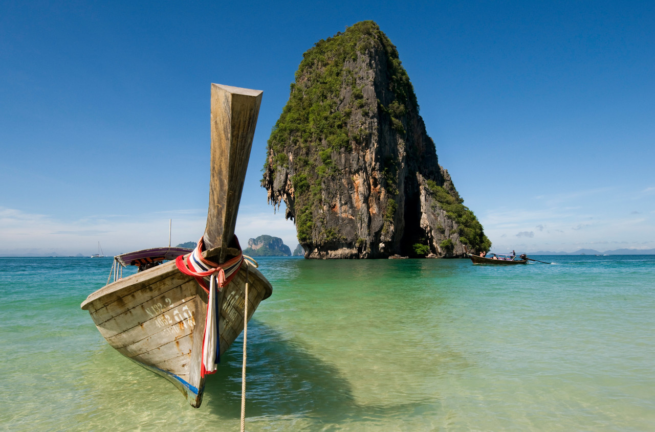 Station balnéaire d'Ao Nang.