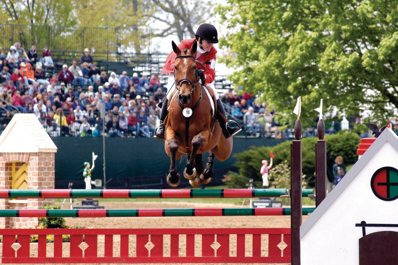 Kentucky Horse Park, le Rolex Jump.