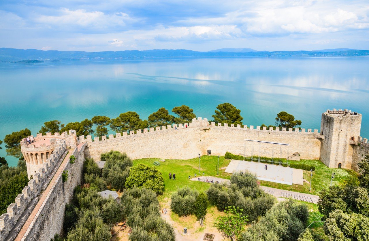 Forteresse de Castiglione del Lago.