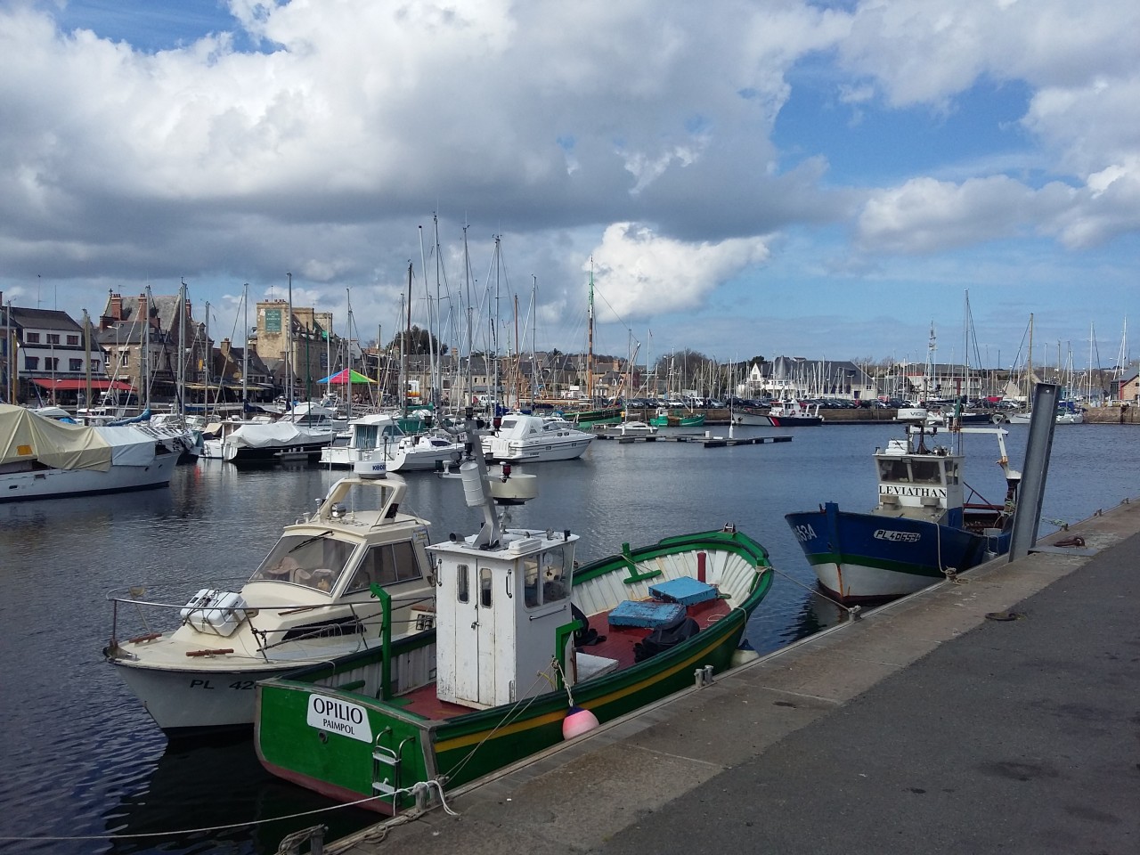 Le port de Paimpol.