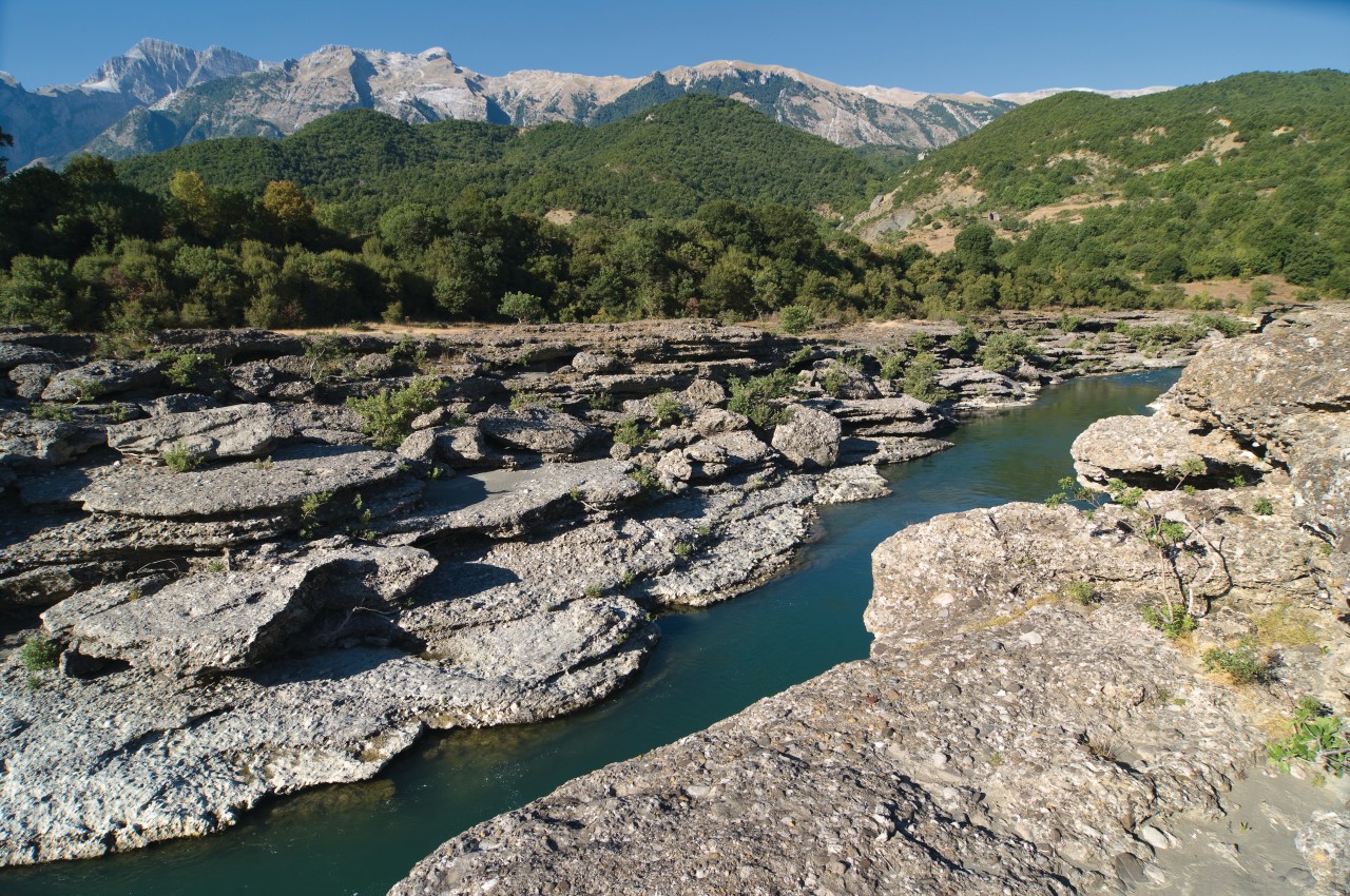 Gorges de la Vjosa.