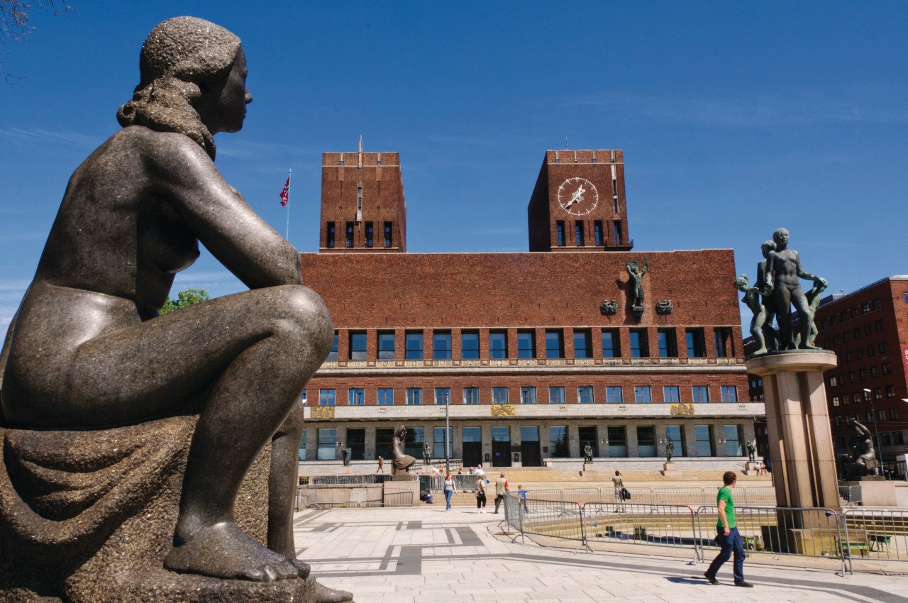 Hôtel de ville d'Oslo.