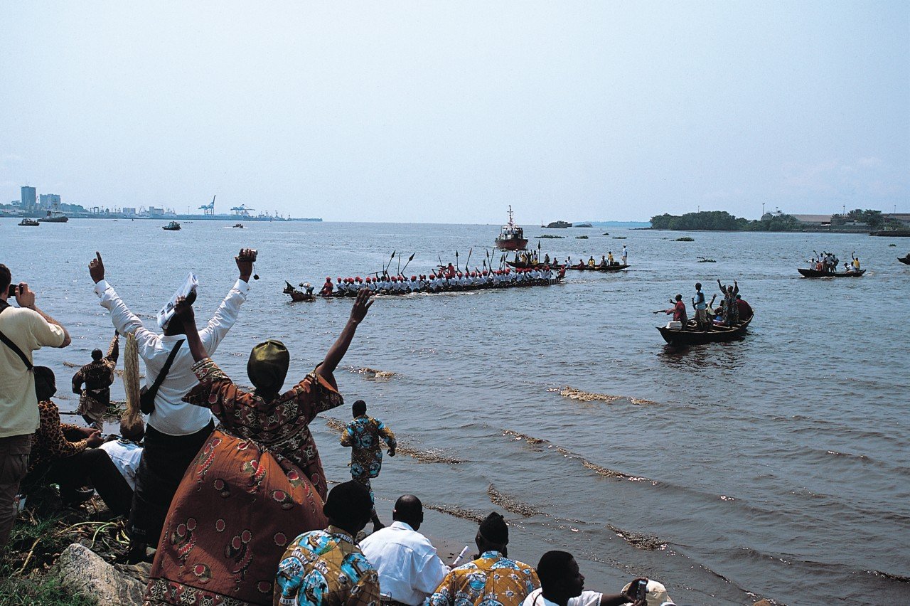 Fête traditionnelle du Ngondo célébrée par le peuple Sawa.