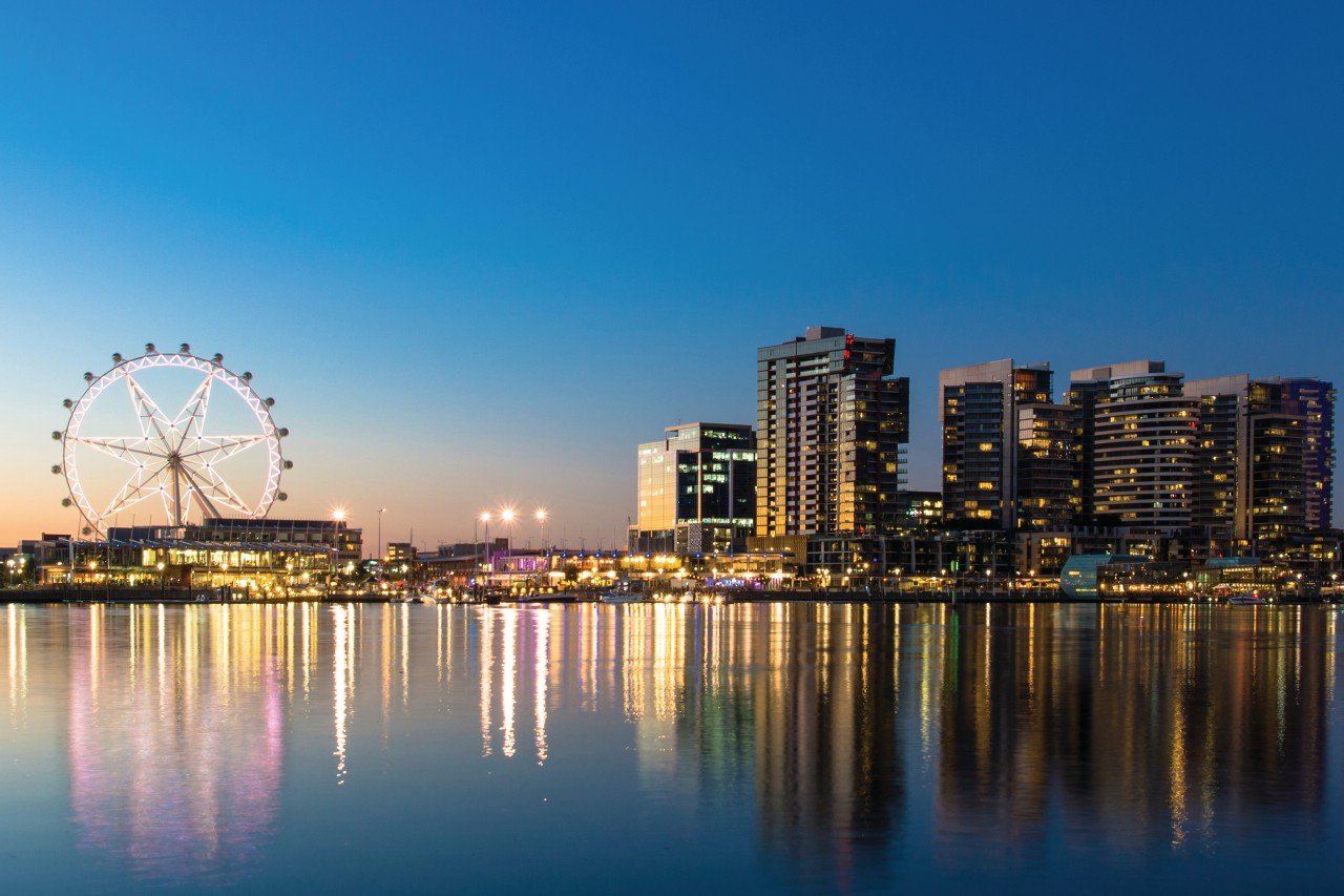 Skyline de Melbourne.