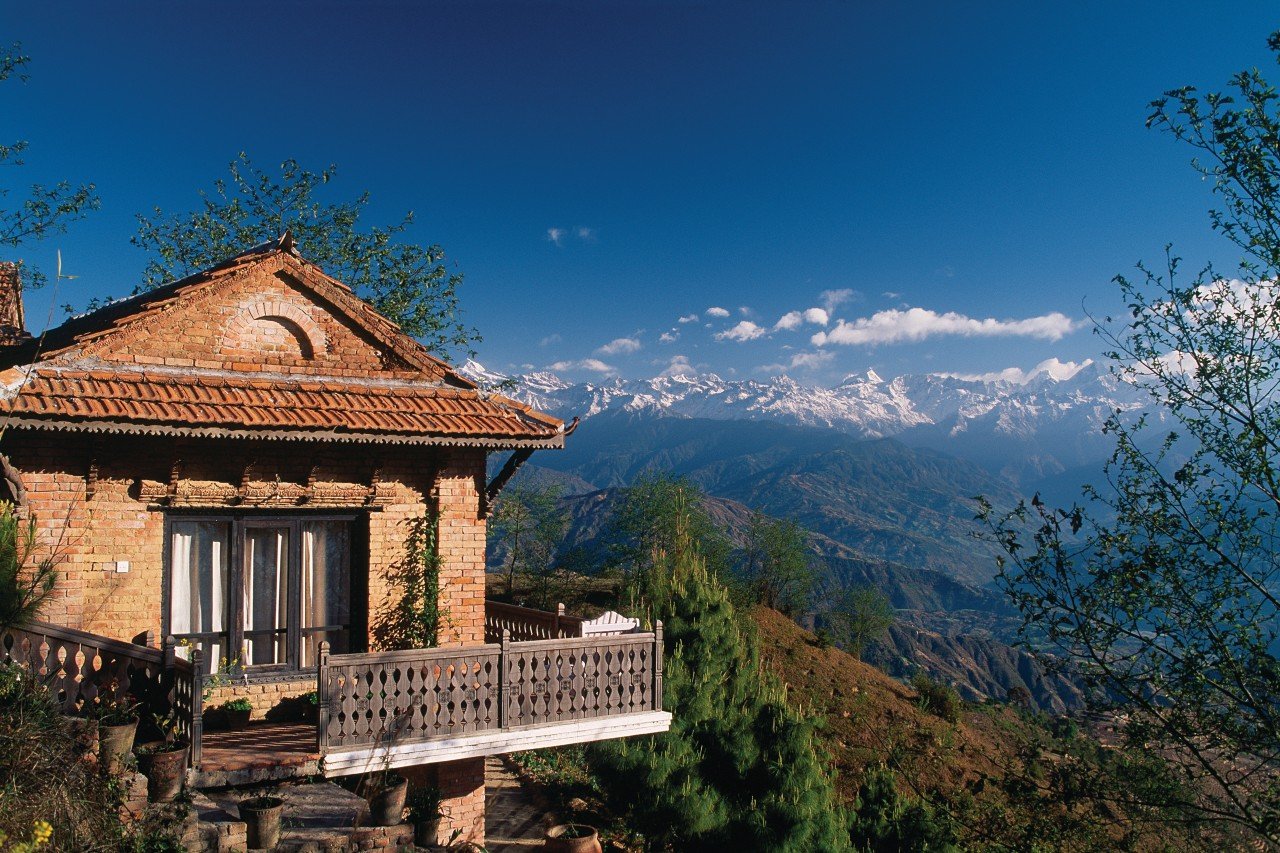 Paysage de Nagarkot.