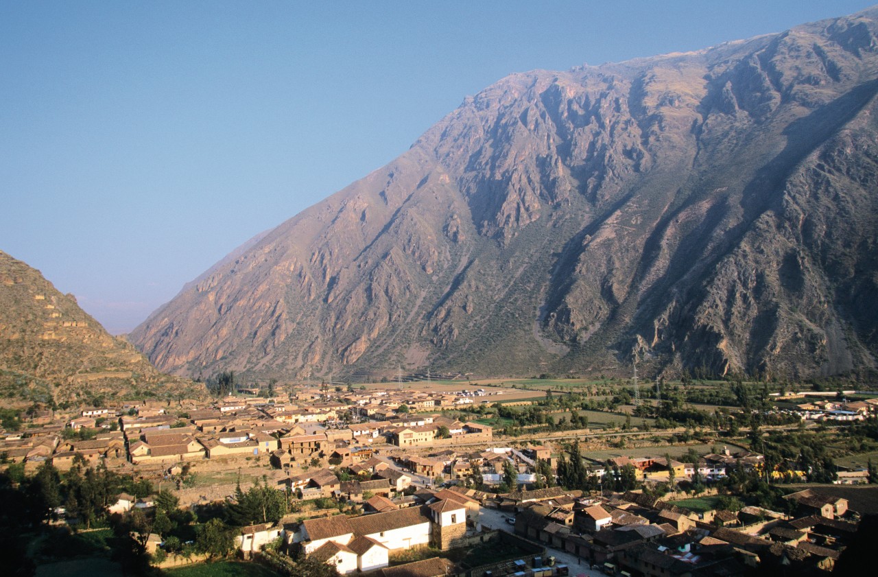 Vue générale d'Ollantaytambo.