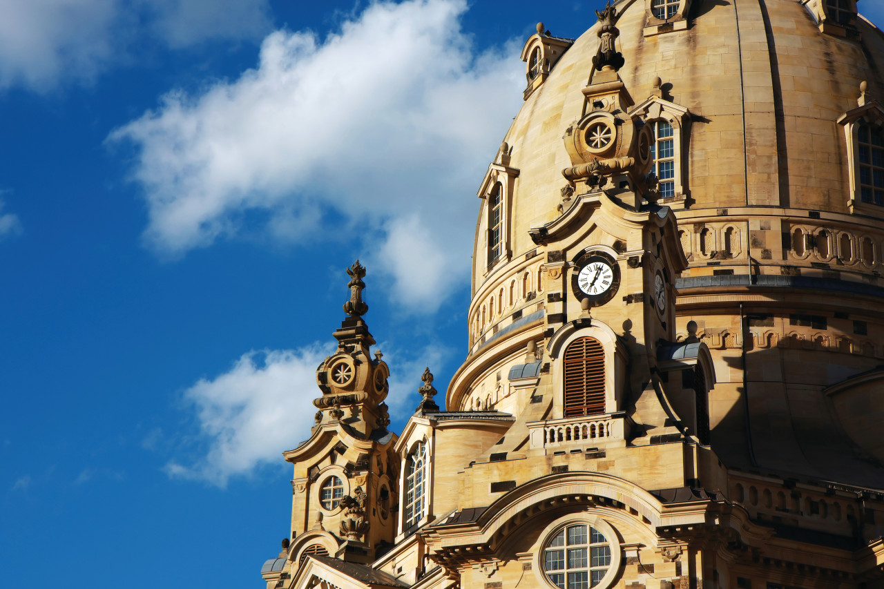 <p>Façade du Frauenkirche.</p>