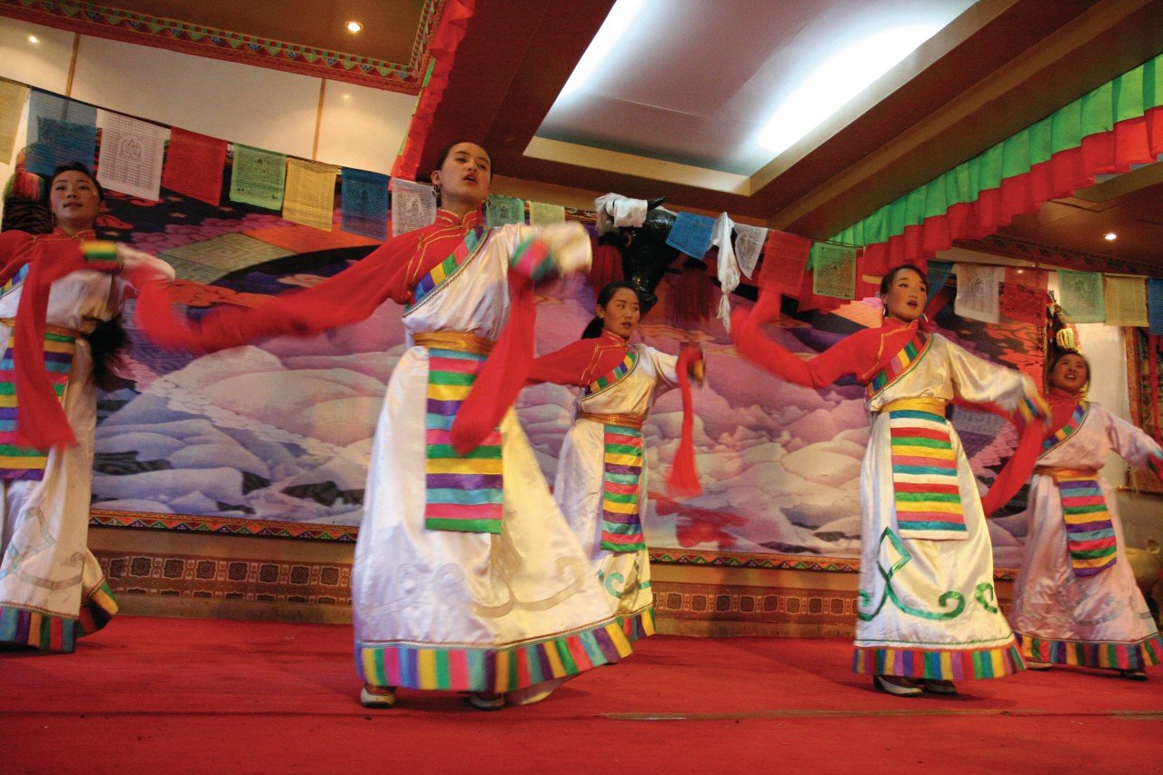 Spectacle folklorique.