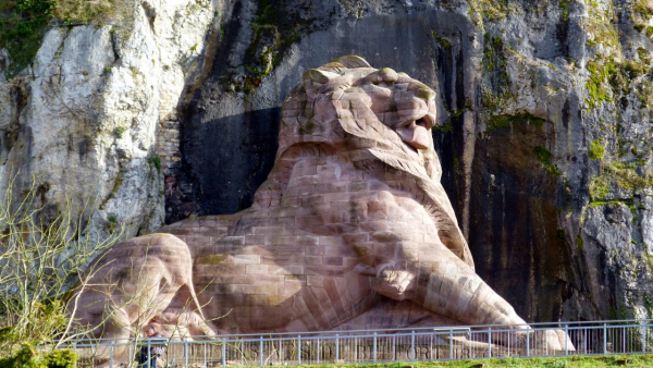 Le Lion De Bartholdi Colonne Statue Belfort 90000 